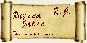 Ružica Jalić vizit kartica